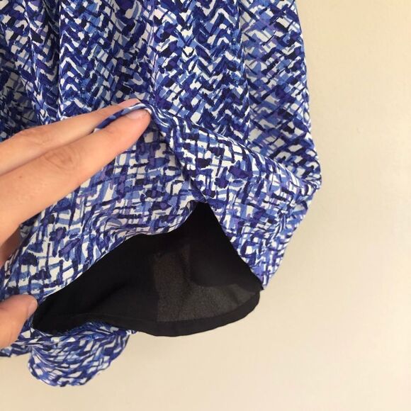 Saks Fifth Avenue Blue and White Patterned Romper - Picture 6 of 6